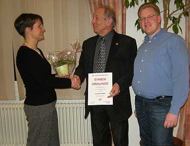 Walter Bogdal Ehrenurkunde